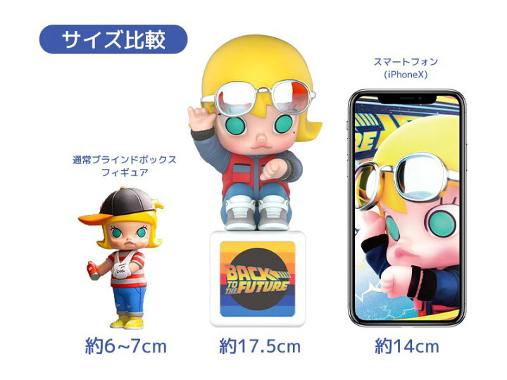 楽天市場】MOLLY × Back to the Future ビッグサイズ : POP MART JAPAN 
