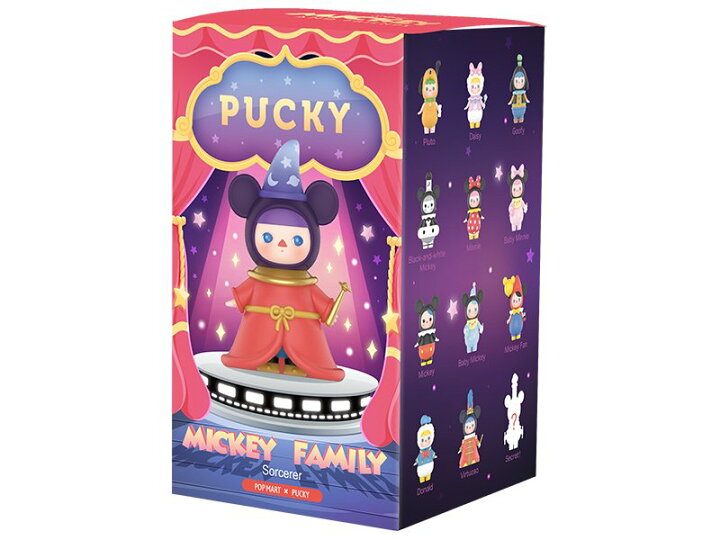 楽天市場】PUCKY ミッキーファミリーシリーズ【ピース】 : POP MART 