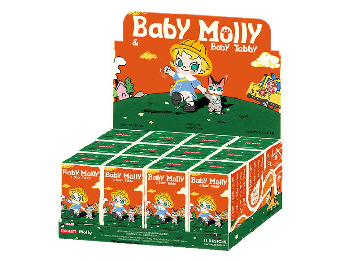 楽天市場】【POP MART 公式ストア】Baby Molly & Baby Tabby シリーズ 