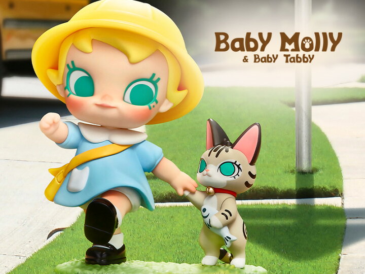 楽天市場】【POP MART 公式ストア】Baby Molly & Baby Tabby シリーズ 