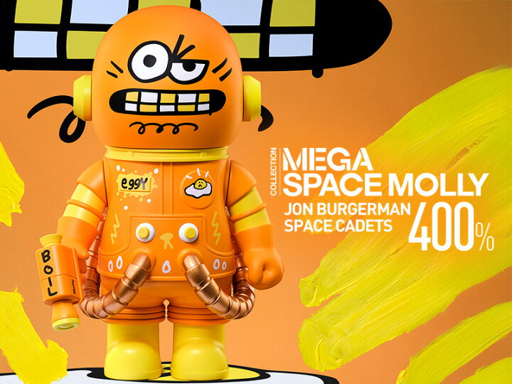 楽天市場】【POP MART 公式ストア】MEGA SPACE MOLLY 400% JON 