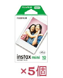 FUJIFILM（フジフィルム） 【5個セット】インスタントカラーフィルム 4547410377224 チェキ用フイルム instax mini JP1(10枚入)