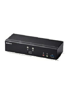 ELECOMiGRj p\Rؑ֊(KVM)/DisplayPort(TM)/2|[g 4549550286060 KVM-NDUS2