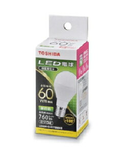 TOSHIBA�i���Łj LED�d�� ���`�d���^ 60W���� �y�����F�z 4580625138587 LDA6N-G-E17S60V2 [�����F]