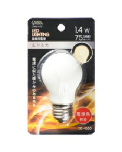 OHM�i�I�[���d�@�j LED�d���i�����p/1.4W/75lm/�d���F/PS/E26�j 4971275646865 LDA1L-H 13