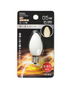 OHMiI[d@j LED[\Nip/0.5W/15lm/dF/C7/E12j 4971275646131 LDC1L-H-E12 13