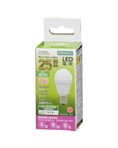 OHMiI[d@j LEDd `i25`/300lm/F/E17/Lz200°/Ή/fMގ{HΉj 4971275644724 LDA2N-G-E17 IS51 [F]