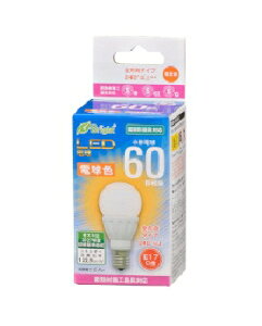 OHM�i�I�[���d�@�j LED�d�� ���`�i60�`����/787lm/6.4W/�d���F/E17/�S�����z��240°/�����Ή�/�f�M�ގ{�H���Ή��j 4971275643352 LDA6L-G-E17 IS22