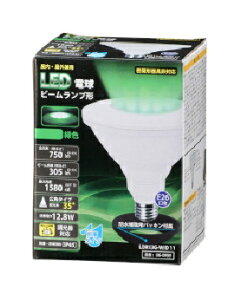 OHM�i�I�[���d�@�j LED�d�� �r�[�������v�` �L�p�i750lm/�ΐF/E26/������Ή�/�h�J�^�C�v�j 4971275609594 LDR13G-W/D 11 [�ΐF]