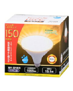 OHM�i�I�[���d�@�j LED�d�� �r�[�������v�` �L�p�i150�`����/1555lm/�d���F/E26/�h�J�^�C�v�j 4971275634176 LDR15L-W/P150 [�d���F]