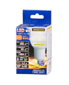OHM�i�I�[���d�@�j �y���ʂ������zLED�d�� �n���Q�������v�` ���p�i40�`����/500lm/�d���F/E11�j 4971275632776 LDR5L-M-E11 11C [�d���F]