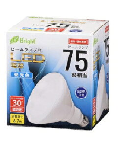 OHMiI[d@j LEDd r[v` U`i75`/660lm/F/E26j 4971275631229 E-Bright LDR7D-W20/75W [F]