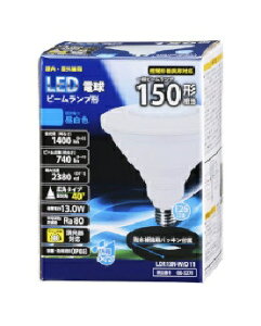 OHM�i�I�[���d�@�j LED�d�� �r�[�������v�` �L�p�i150�`����/1400lm/�����F/E26/�h�J�^�C�v/������Ή��j 4971275632790 LDR13N-W/D 11 [�����F]