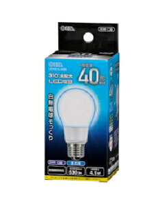 OHM�i�I�[���d�@�j LED�d���i40�`����/Ra84/530lm/�����F/E26/�S�����z��310°/���`���Ή��j 4971275637580 LDA4D-G AG95