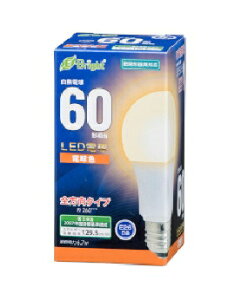 OHM�i�I�[���d�@�j LED�d���i60�`����/868lm/�d���F/E26/�S�����z��260°/���`���Ή��j 4971275643437 E-Bright LDA7L-G AG27 [�d���F]