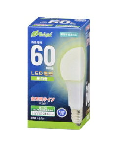 OHM�i�I�[���d�@�j LED�d���i60�`����/815lm/6.7W/�����F/E26/�S�����z��260°/���`���Ή��j 4971275643444 E-Bright LDA7N-G AG27 [�����F]