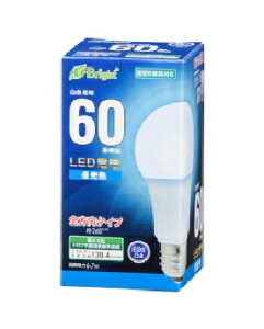 OHM�i�I�[���d�@�j LED�d���i60�`����/874lm/�����F/E26/�S�����z��260°/���`���Ή��j 4971275643451 E-Bright LDA7D-G AG27 [�����F]