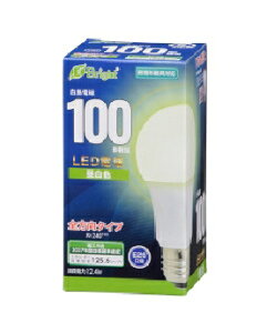 OHM�i�I�[���d�@�j LED�d���i100�`����/1558lm/12.4W/�����F/E26/�S�����z��240°/���`���Ή��j 4971275643475 E-Bright LDA12N-G AG27 [�����F]