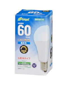 OHM�i�I�[���d�@�j LED�d���i60�`����/930lm/�����F/E26/�L�z��180°/���`���Ή�/������Ή��j 4971275636200 E-Bright LDA8D-G/D AS20 [�����F]