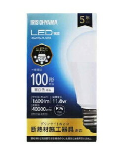 IRISOHYAMA�i�A�C���X�I�[���}�j LED�d�� E26 �L�z�� 100W �����F 4967576653893 LDA12N-G-10T8 [�����F]