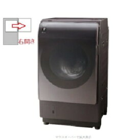 SHARP（シャープ） 【右開き】ドラム式洗濯乾燥機 洗濯11kg 乾燥6kg 4550556107297 ES-X11B-TR [リッチブラウン]