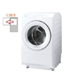 TOSHIBA（東芝） 【左開き】ドラム式洗濯乾燥機 洗濯12kg 乾燥7kg 4904530119835 ZABOON TW-127XM3L(W) [グランホワイト]