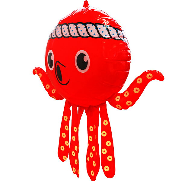【楽天市場】エアーPOP たこ大将 年間POP 立体POP PH8-0021 PVC 約H100×W100cm:ポップギャラリー 楽天市場店