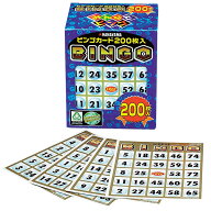 ビンゴカード200 ハナヤマ Hanayama 抽選グッズ 抽選用品 ゲーム イベント 忘年会 新年会 パーティー イ…