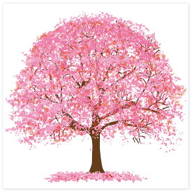 ウォールタペストリー 桜　春POP お花見・さくら　　CM1-0318　トロピカル　H120×W120cm 吊り物 装飾品 飾り モール 店頭 販促用品 スーパー 催事 売り場演出 アイキャッチ 掲示 店内 特集 飾り付け 店舗装飾