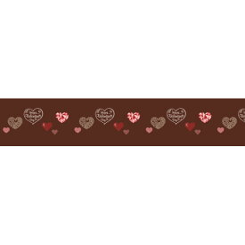 ビニール幕 Chocolate Valentine　60cm×50m巻　PE【1本入】