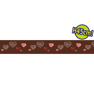 �r�j�[���� Chocolate Valentine�m45cm�iH�j�n�@45cm×50m���@PE�y1�{���z