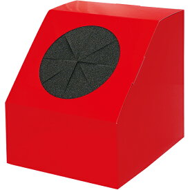 取り出しらくらく抽選箱（スポンジカバータイプ）　H26×W23×D23cm 手穴：Φ15cm　紙（コートボール）・ポリウレタンフォーム10mmt【1個入】