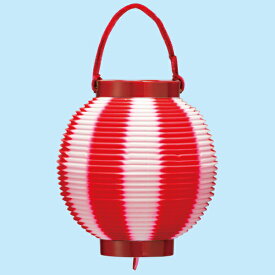 ポリ豆提灯（コンビ） レッド　提灯・はっぴ・応援グッズ 提灯　　TA8-7008R　　約H10×Φ9cm