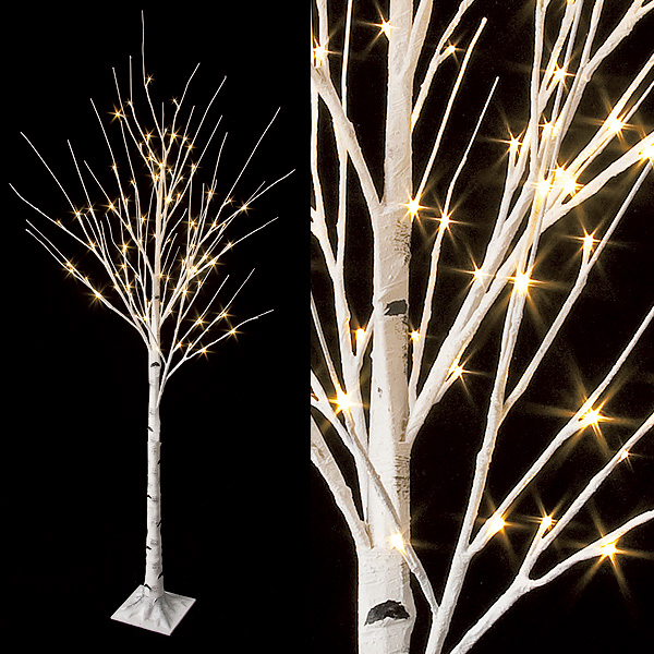 お好みでオーナメントを飾っても素敵なブランチツリー LED白樺ツリー（L）｜クリスマス  Xmas イルミネーション・照明演出（L）