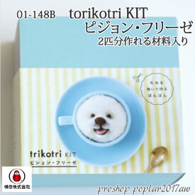 編み物 KIT ダルマイングス trikotri KIT ビションフリーゼ 1セット 毛糸のポプラ