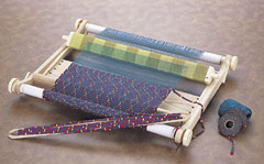 手芸 道具 クロバー 手織り機咲きおり60cm(40羽セット) 1台 織り機 毛糸のポプラ | 毛糸のプロショップ　ポプラ