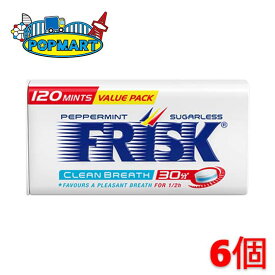 クラシエ　フリスク27g（FRISK）120粒　ペパーミント 6個セット