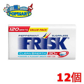 クラシエ　フリスク27g（FRISK）120粒　ペパーミント 12個セット