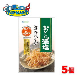 合食 おいしい減塩 さきいか 21g × 5個セット おつまみ おやつ 減塩 酒のつまみ 送料無料