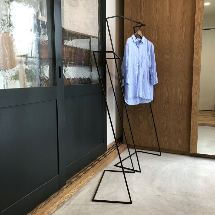 楽天市場】アイアン ハンガーラック おしゃれ スリム シンプル Z type 