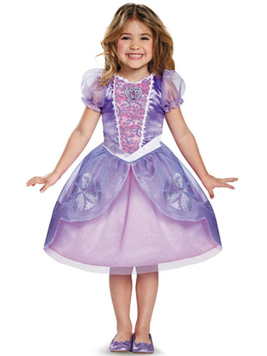 楽天市場 ちいさなプリンセス ソフィア ドレス コスチューム 女の子 4 6歳用 117 Disney Sofia The First パーティー ハロウィン 服 衣装 コスプレ 4歳 5歳 6歳 キッズ 子供用 子供 幼児 かわいい キャラクター グッズ インポート メール便不可 キャラクター雑貨