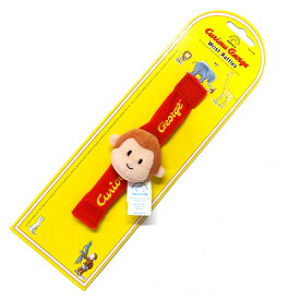 おさるのジョージ リストラトル ガラガラ リストバンド (レッド) 1185r キュリアスジョージ Curious George Wrist Ratties 赤 おもちゃ マスコット メール便不可【10p】