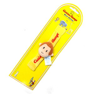 おさるのジョージ リストラトル ガラガラ リストバンド (イエロー) 1185y キュリアスジョージ Curious George Wrist Ratties 黄色 おもちゃ マスコット メール便不可【10p】