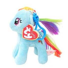 マイリトルポニー ぬいぐるみ マスコット ( レインボーダッシュ ) 12010 My Little Pony Rainbow Dash ty キーチェーン グッズ メール便不可