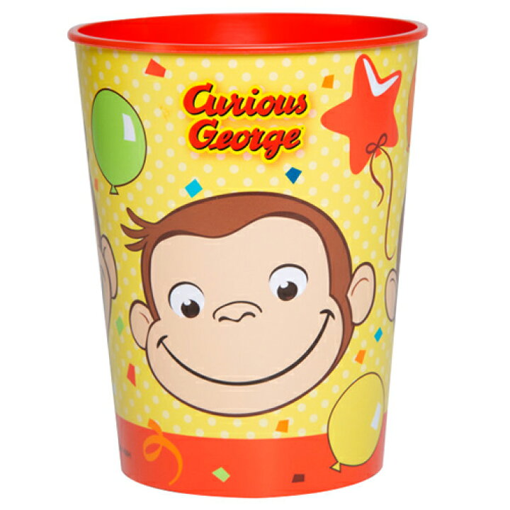 楽天市場 おさるのジョージ プラスチックカップ キュリアスジョージ Curious George コップ カップ プラスチック タンブラー キャラクター 雑貨 グッズ インポート メール便不可 10p キャラクター雑貨 ポップル