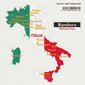 楽天市場 イタリア 地図 ステッカーの通販