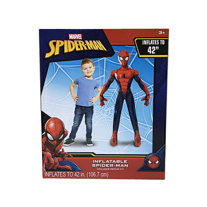楽天市場 スパイダーマン 空気 ビニール人形 パーティー 人型 空気人形 人形 インテリア かっこいい 男の子 Marvel 風船 誕生日 ダイカット クリスマス デコレーション おしゃれ インスタ映え アメリカ 雑貨 グッズ ディズニー マーベル メール便不可