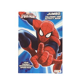 スパイダーマン ぬりえ カラーリングブック 14087a 輸入品 インポート Disney ディズニー ぬり絵 英語 知育玩具 海外 マーベル MAVEL 男の子 おもちゃ キャラクター 雑貨 グッズ 景品 プレゼント メール便配送