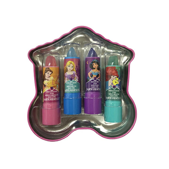 楽天市場 ディズニープリンセス ティンボックス リップバーム セット コスメセット かわいい 缶 リップ キッズコスメ プリンセス リップクリーム 子供用 女の子 子供会 景品 プチギフト インポート 輸入品 メール便不可 キャラクター雑貨 ポップル