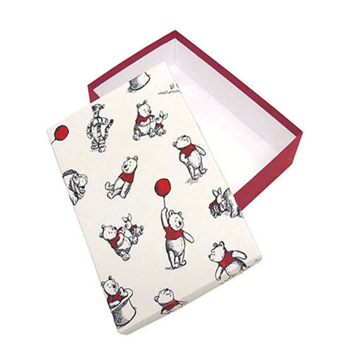 楽天市場 くまのプーさん ギフトボックス バルーンパターン Re ギフト 浅型 ボックス 箱 ラッピンググッズ ラッピング用品 赤 総柄 シンプル かわいい 小物収納 収納 クラフトボックス おしゃれ 小物入れ Box 日本製 プレゼント メール便不可 10p